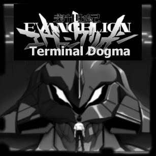 El logotipo de NGE Terminal Dogma